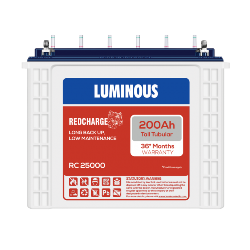 Luminous Red charge inverter battery